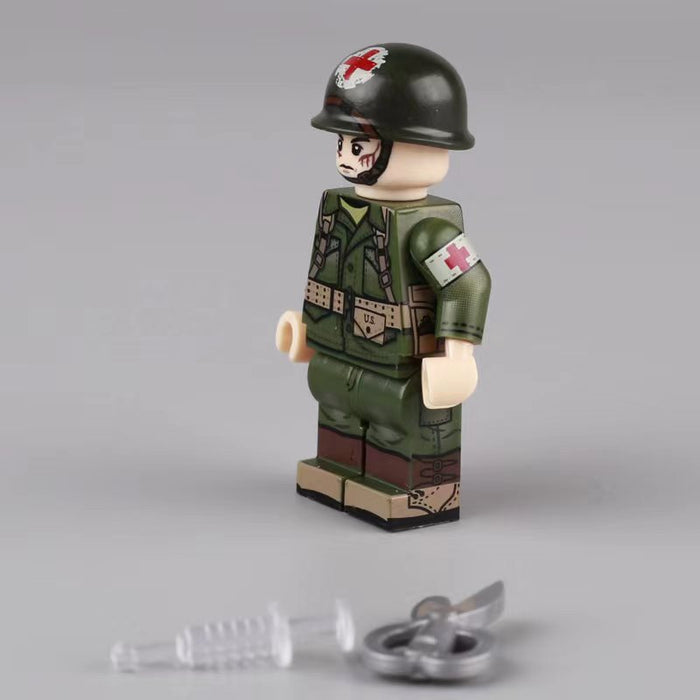 WW2 US Army Combat Medic (Olive Green) custom figure