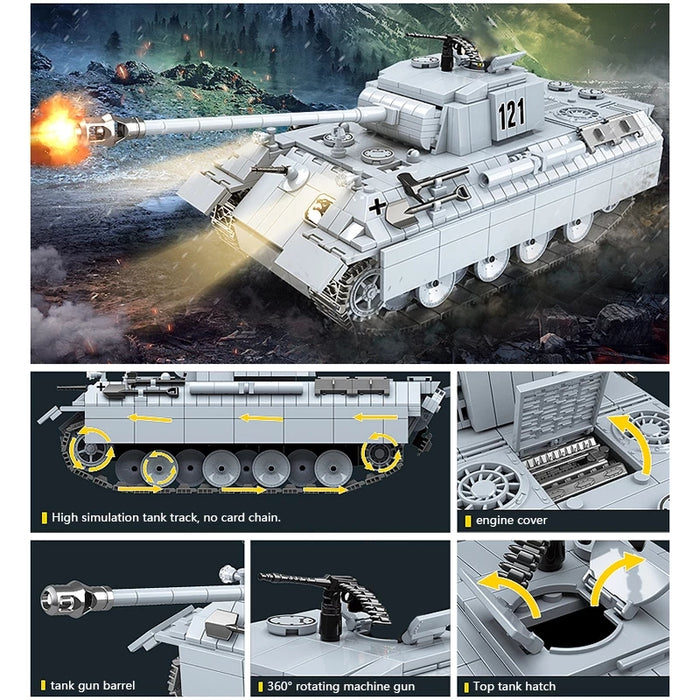 WW2 Panther AUSF.D Medium Tank