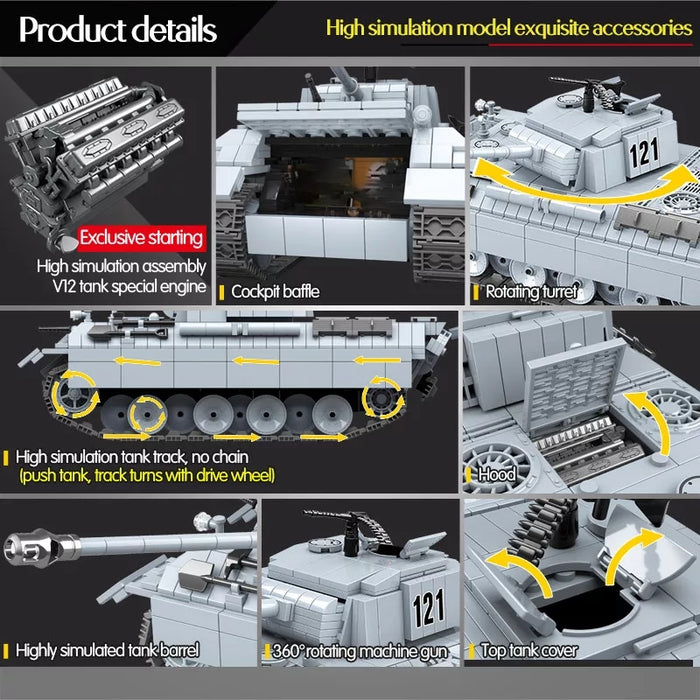 WW2 Panther AUSF.D Medium Tank