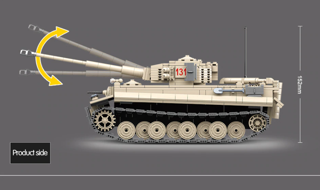 WW2 German Tiger Heavy Tank 131