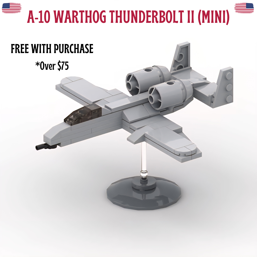 📢FREE WITH PURCHASE 2026: The USAF A-10 Warthog Thunderbolt II (Mini)
