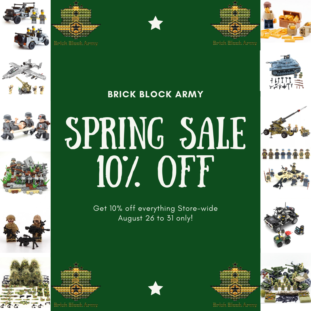 Brick Block Army Spring Sale