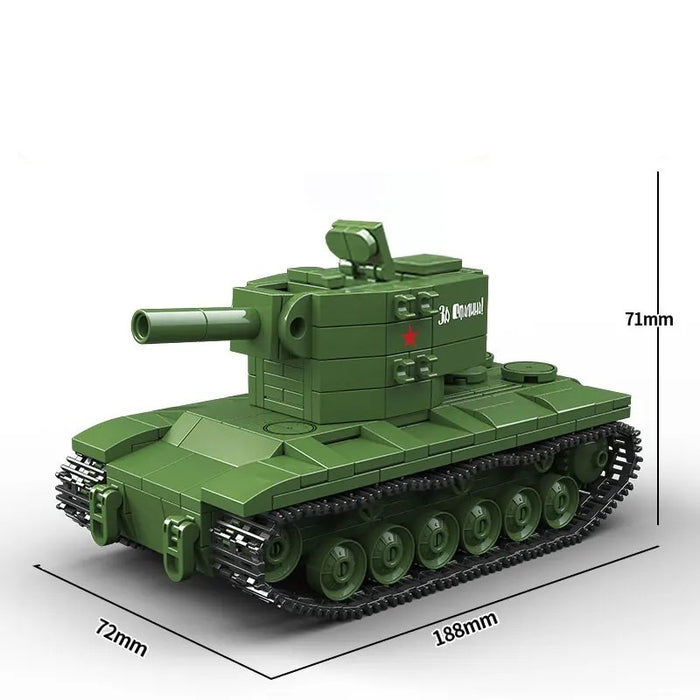 WW2 KV-2 Soviet Heavy Army Tank (Mini)