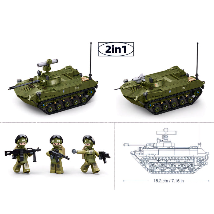 Russian Army BMD-2s Airborne Infantry Fighting Vehicle