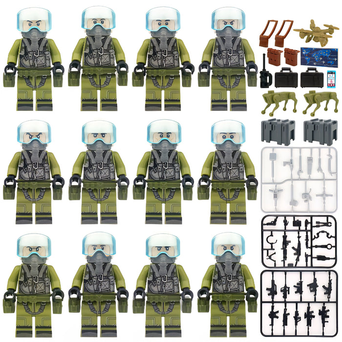 Modern Military Airforce Squadron Pilots