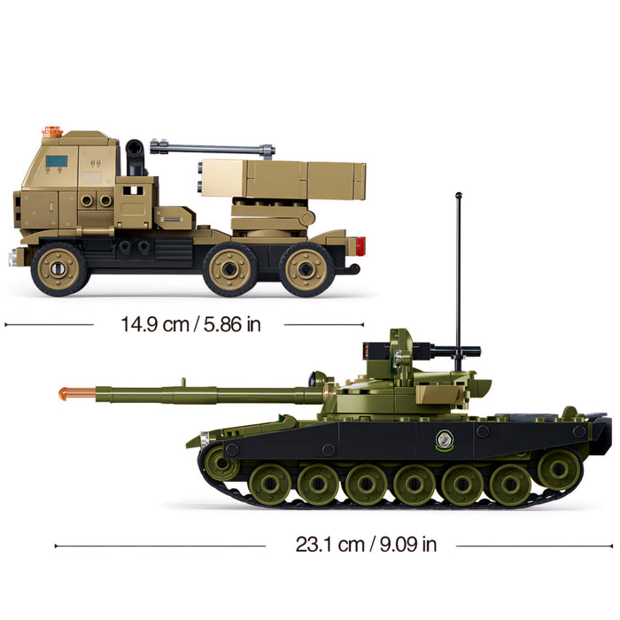 Ukrainian T-64 Bulat MBT & HIMARS (mini)