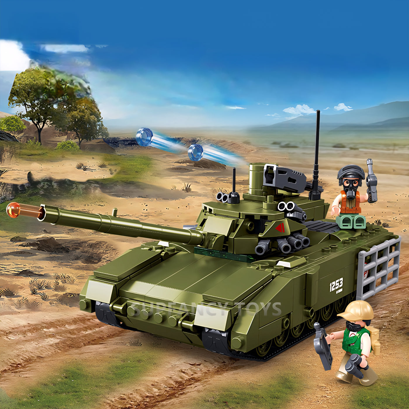 Russian Army T-14 Armata Main Battle Tank (Mini) — Brick Block Army
