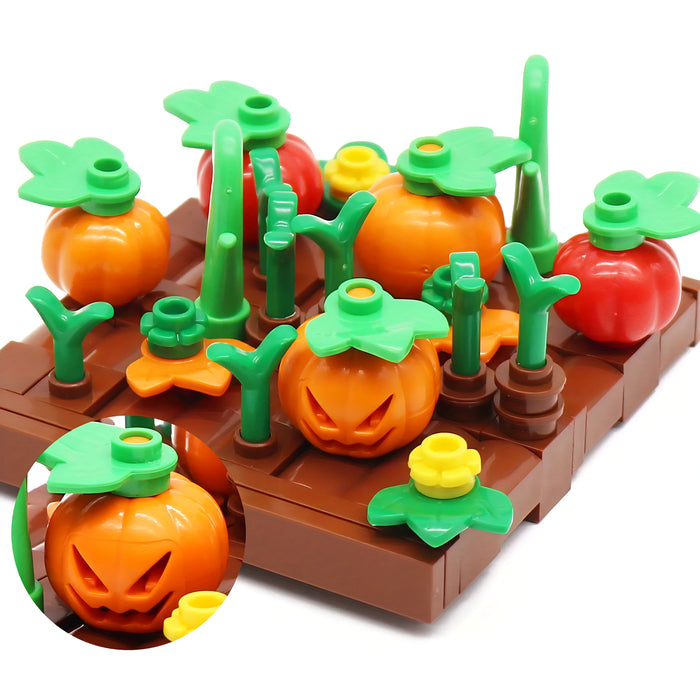Eerie Pumpkin Patch brick built
