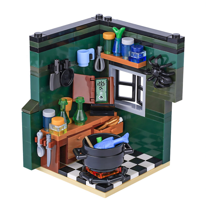 Potion Brewer’s Workshop brick built Halloween kit