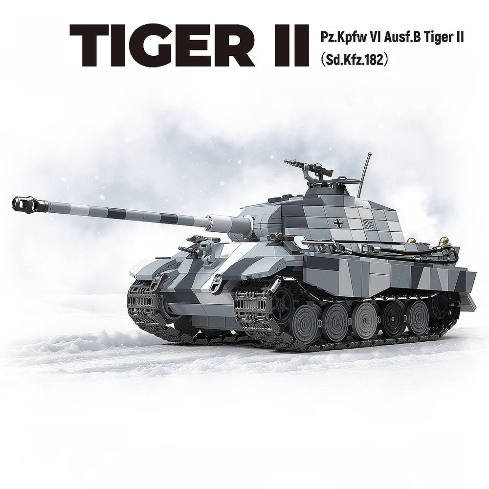 WW2 German Army Pz.Kpfw Ausf.B "King Tiger" Winter Variant