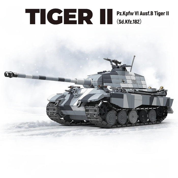 WW2 German Army Pz.Kpfw Ausf.B "King Tiger" Winter Variant