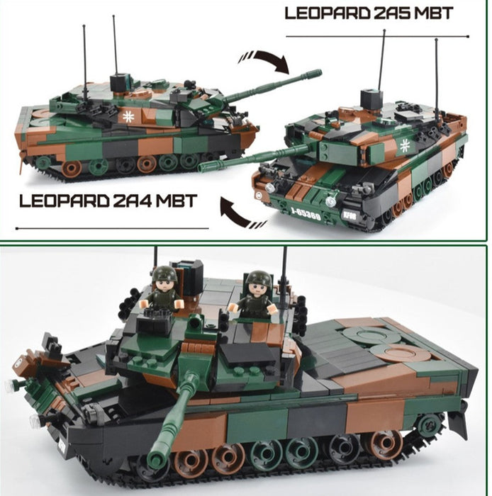 German Bundeswehr Leopard 2A5 & 2A4 Main Battle Tanks build kits
