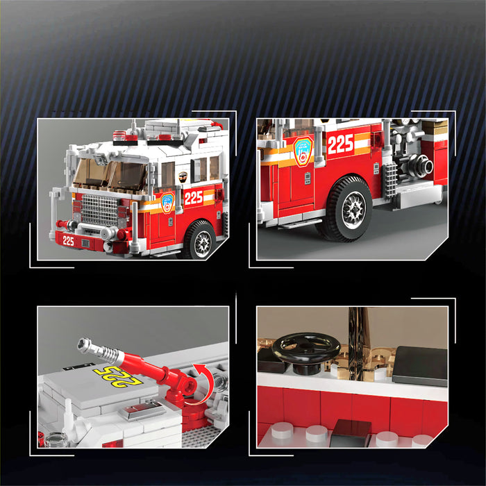 United States Urban Fire Pumper Truck