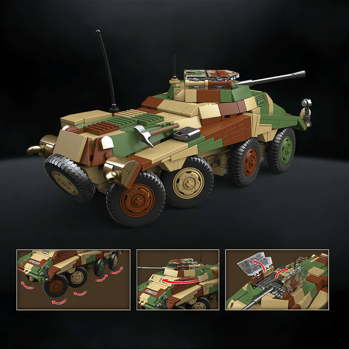 WW2 German Sd.Kfz. 234/1 Heavy Recon Armoured Car