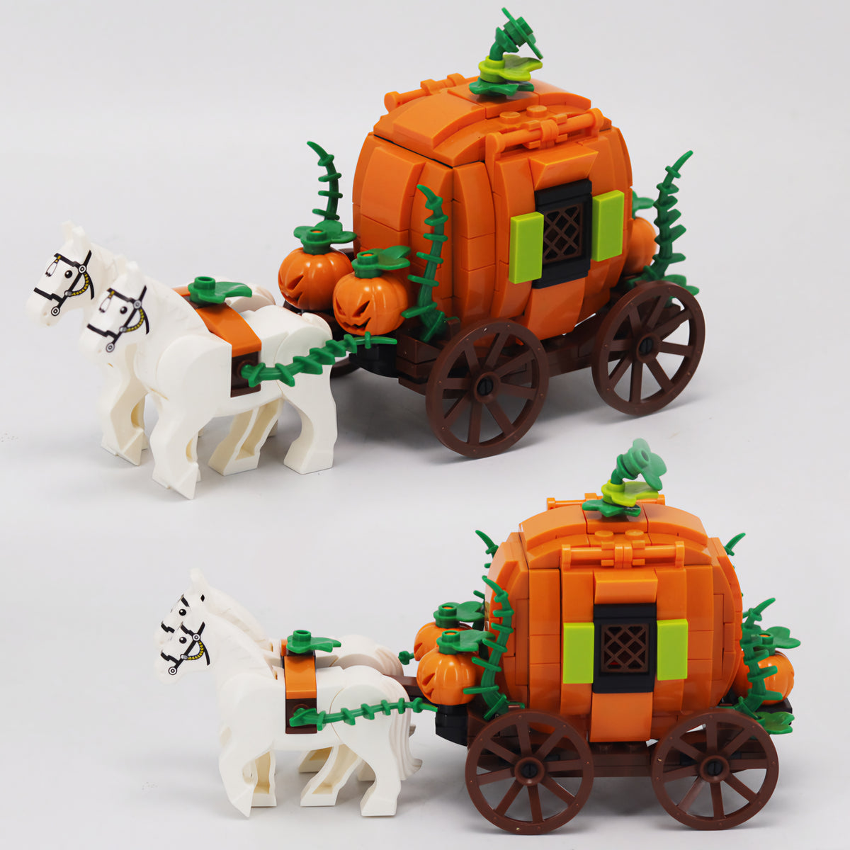The Orange Pumpkin Carriage — Brick Block Army
