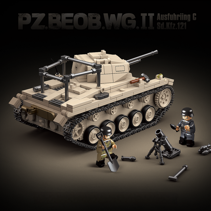 WW2 German Pz.Beob.Wg II Artillery Observation Vehicle brick buillt kit