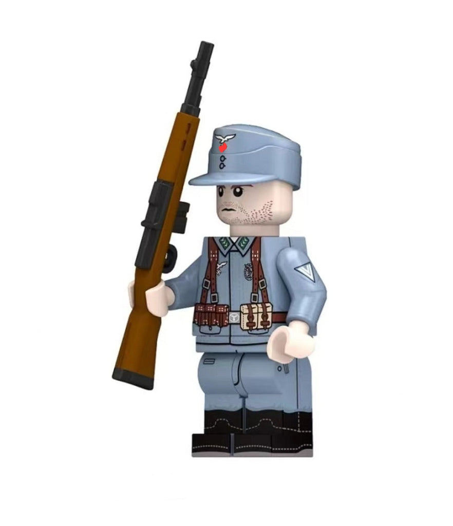 WW2 German Luftwaffe Infantry V2 x10 — Brick Block Army