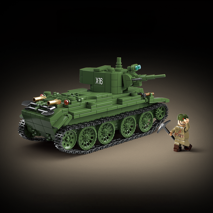 WW2 Soviet BT-7 Calvary Tank (Green Camo Scheme)