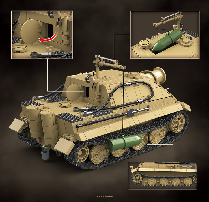 WW2 German Sturmtiger 38cm Assault Mortar Tank