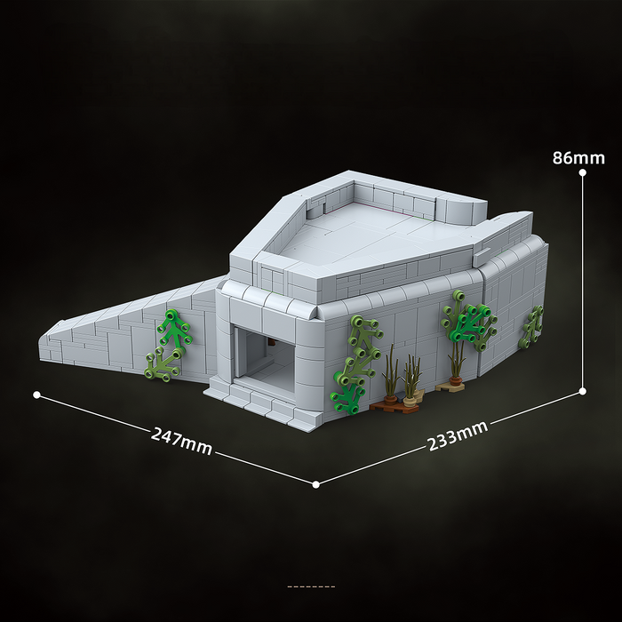 WW2 German Atlantic Wall Defensive Position