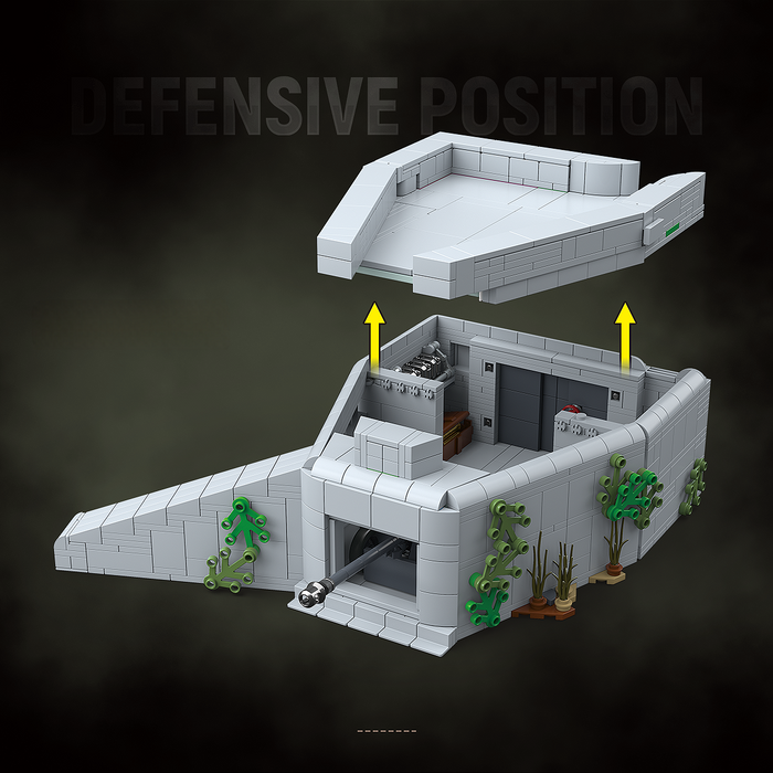 WW2 German Atlantic Wall Defensive Position
