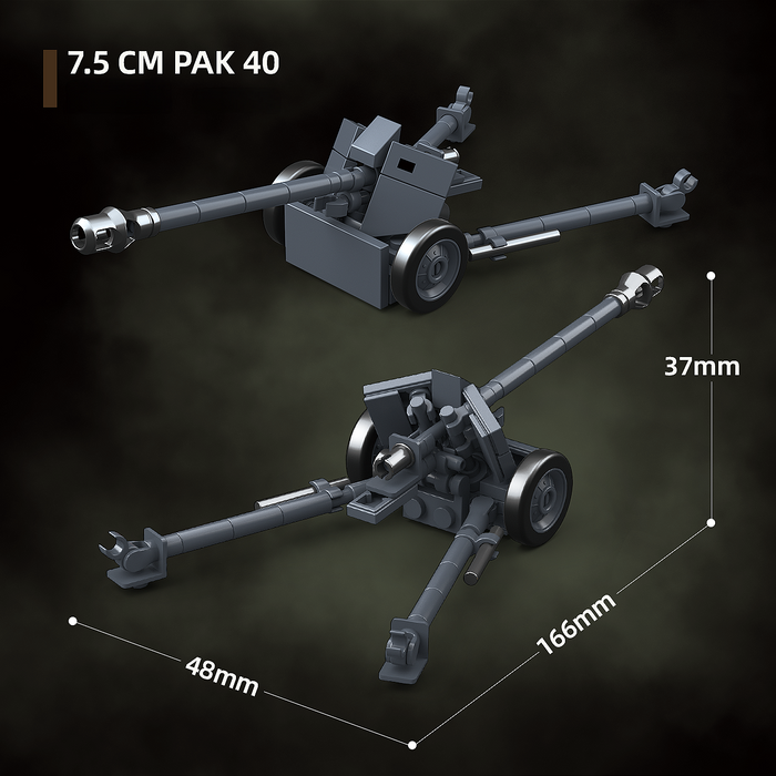 WW2 German 7.5cm PAK 40