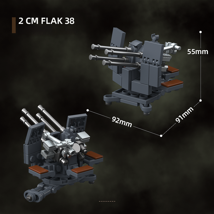 WW2 German 2cm FLAK 38