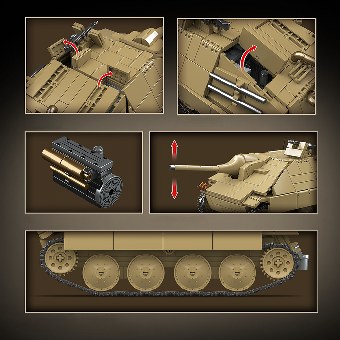 WW2 German Jagdpanzer 38[t] "Hetzer" Tank Destroyer