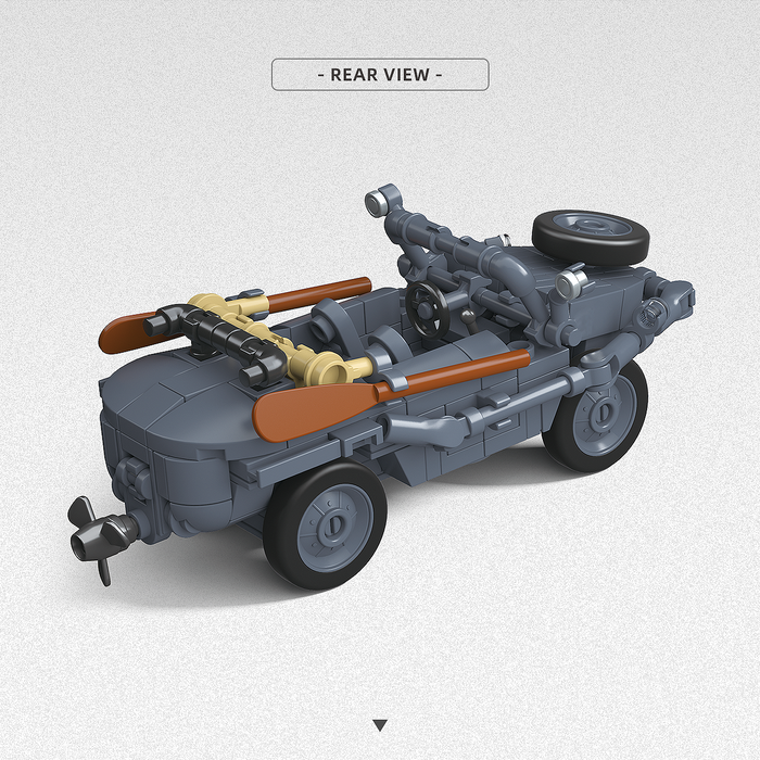 WW2 German Type 166 Schwimmwagen Amphibious Vehicle