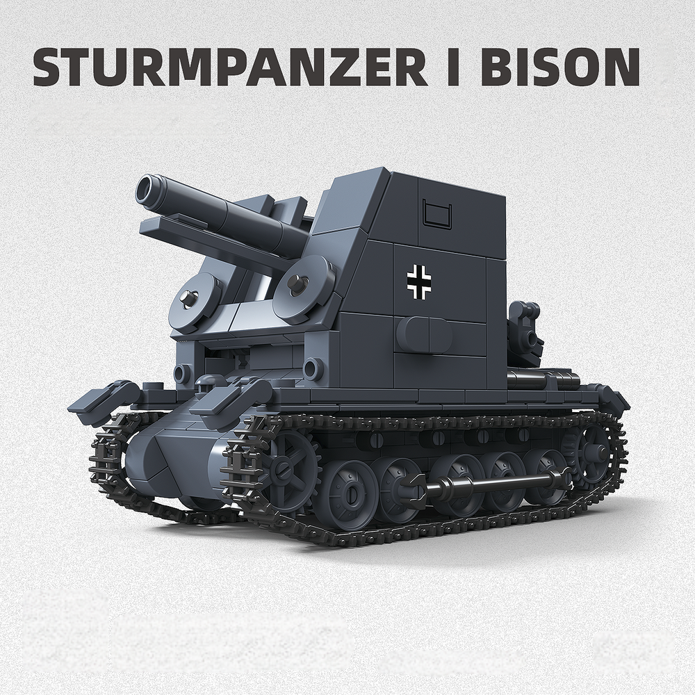 WW2 German Sturmpanzer I Bison Self Propelled Gun