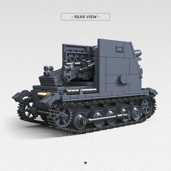 WW2 German Sturmpanzer I Bison Self Propelled Gun