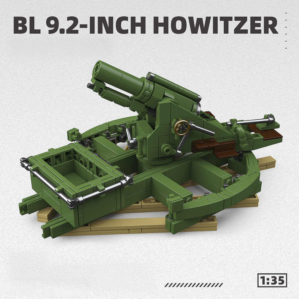 WW1 British BL 9.2 Inch Heavy Siege Howitzer