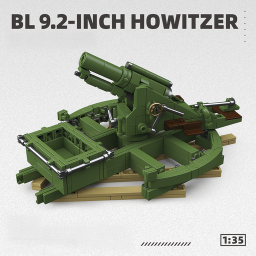 WW1 British BL 9.2 Inch Heavy Siege Howitzer
