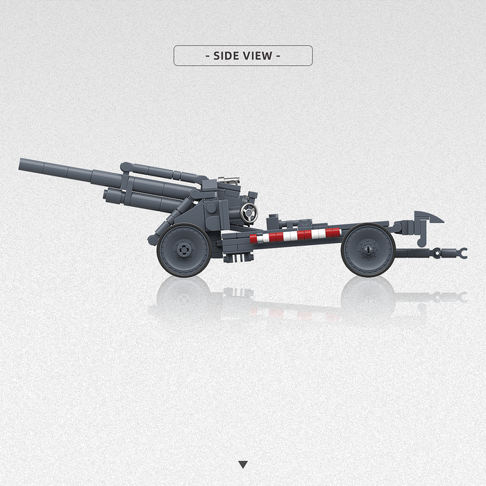 WW2 German Army 15cm Feldhaubitze 18 Artillery 