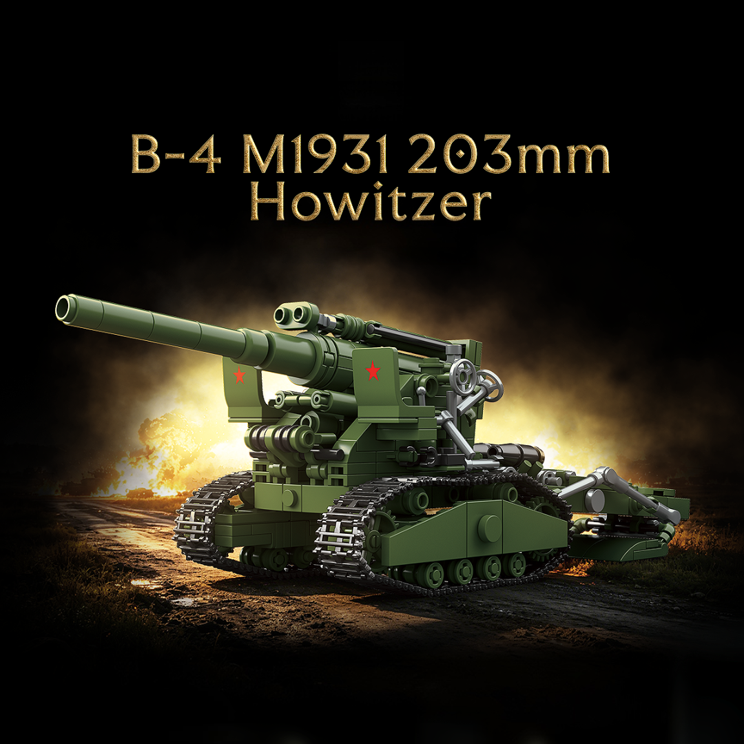 WW2 Soviet Army B-4 M1931 203mm Howitzer