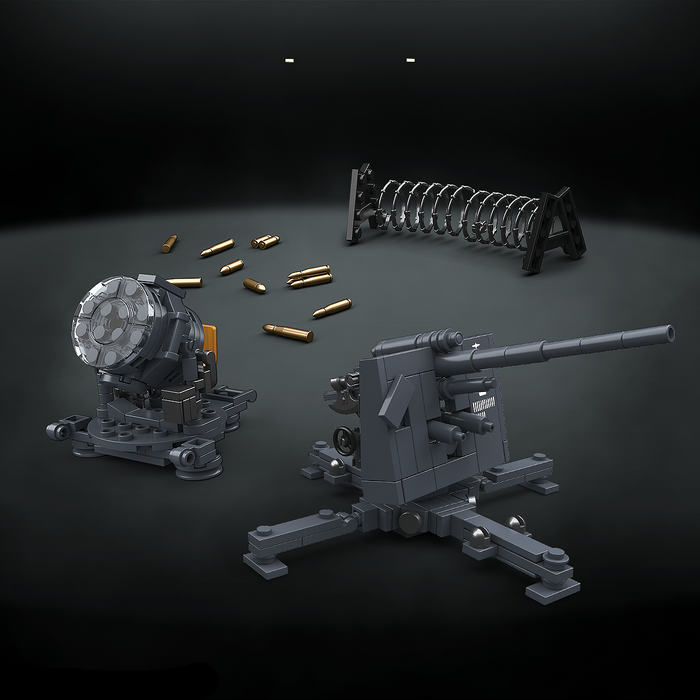 WW2 German Flak Sw-36 & 8.8cm Flak 37