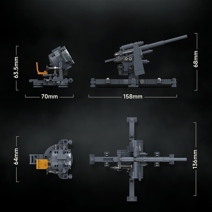 WW2 German Flak Sw-36 & 8.8cm Flak 37