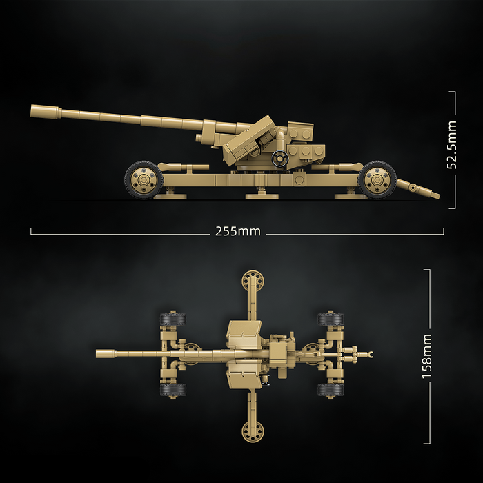 WW2 German Krupp 12.8cm PAK 44