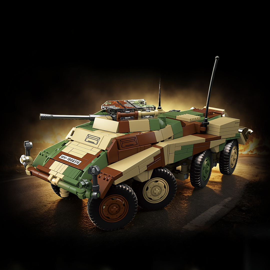WW2 German Sd.Kfz. 234/1 Heavy Recon Armoured Car