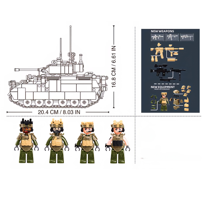 US Army M3A3 Bradley Cavalry Fighting Vehicle (CFV)