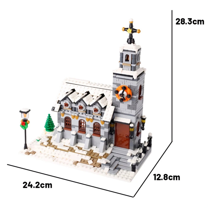 Gothic Winter Cathedral brick built kit