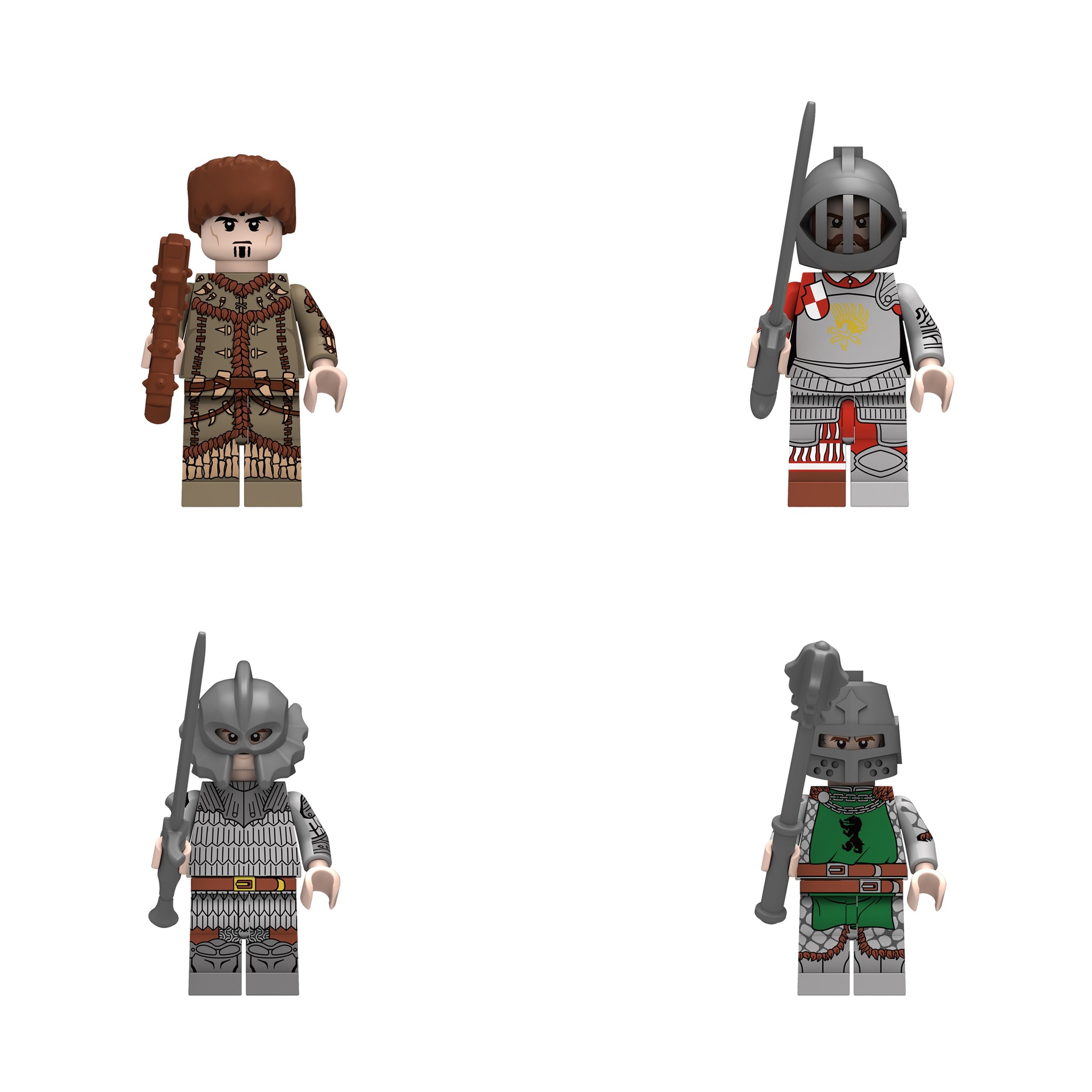 LORD OF THE Rings Orc minifigure LOTR Medieval Brick EUR 12,00