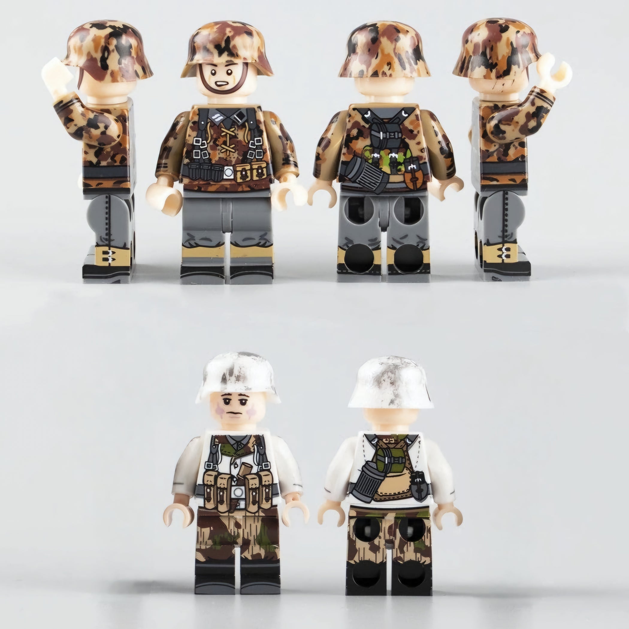 WW2 German Infantry with Erbsenmuster/ Splittertarnmuster Camouflage x ...