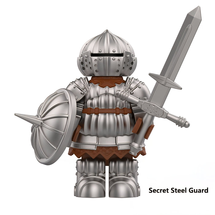 Dark Medieval Secret Steel Onion Guard Knight