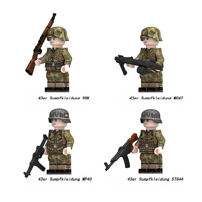 WW2 German Infantry Squad in 43er Sumpfkleidung Camo