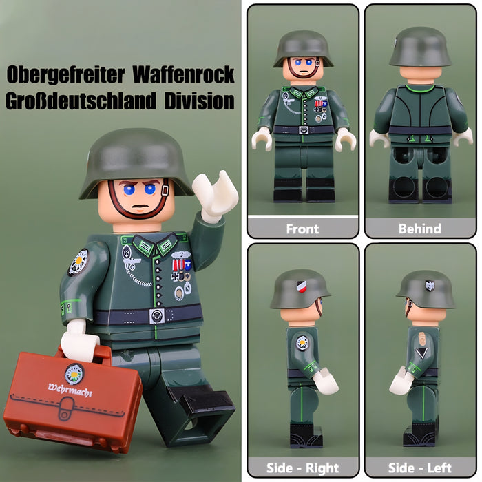 WW2 German soldier in Obergefreiter Waffenrock – Großdeutschland Division