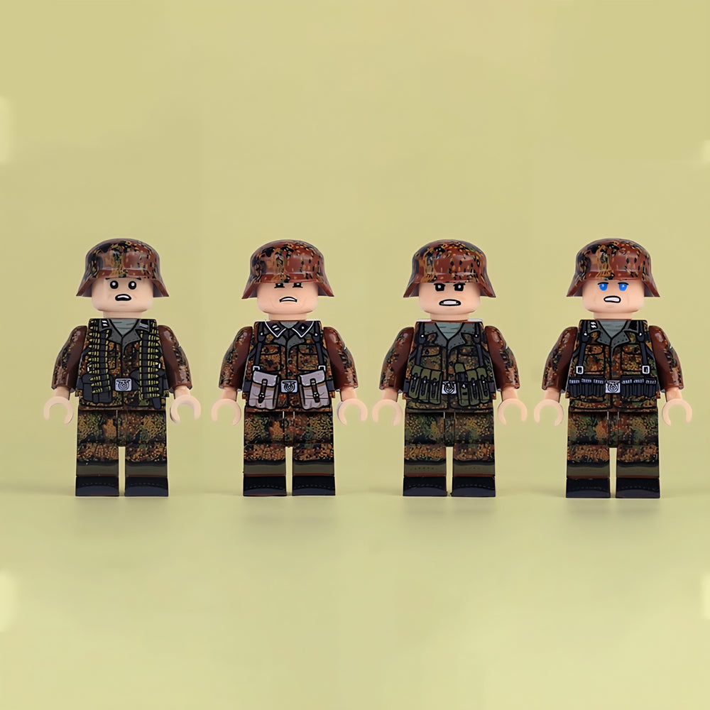 WW2 German Infantry Squad in Erbsenmuster/ "Pea Dot" Camo (v2)