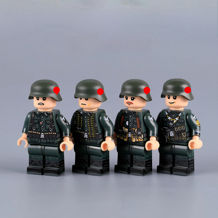 WW2 German feldgrau "Paramilitary" Infantry Squad 