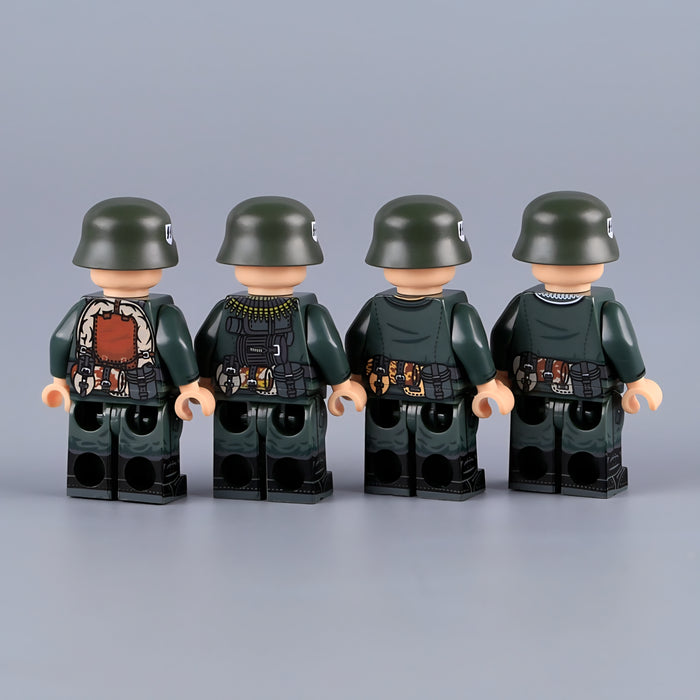 WW2 German feldgrau "Paramilitary" Infantry Squad 