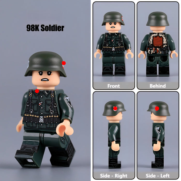 WW2 German feldgrau "Paramilitary" 98k rifle soldier